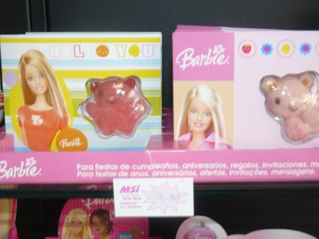52.Barbie pohlednice + el